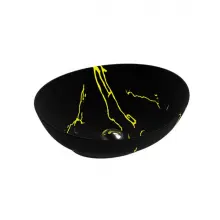 Umywalka nablatowa Lavita Zefir 41x34 - Czarny marmur